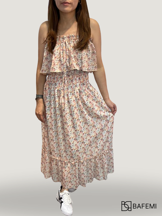 Blossom Tier Dress – Strapless