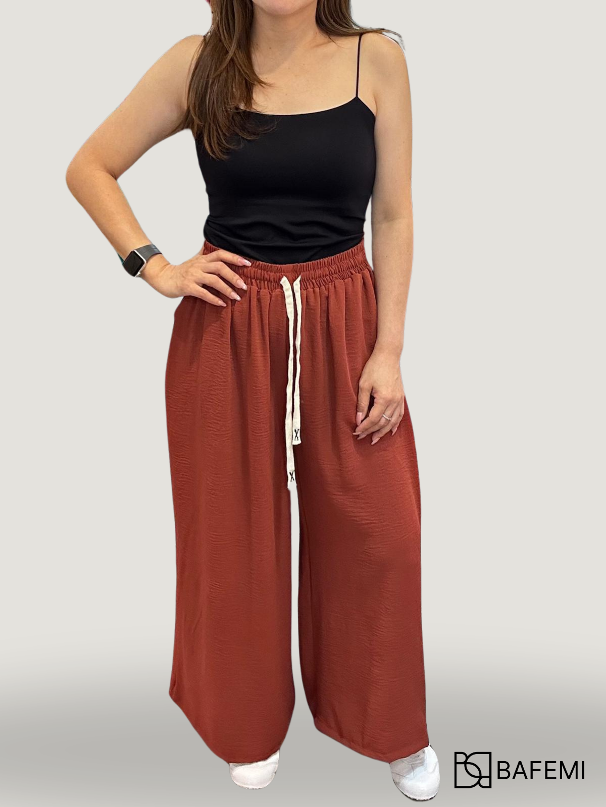 Soft Drape Wide-Leg Lounge Pants