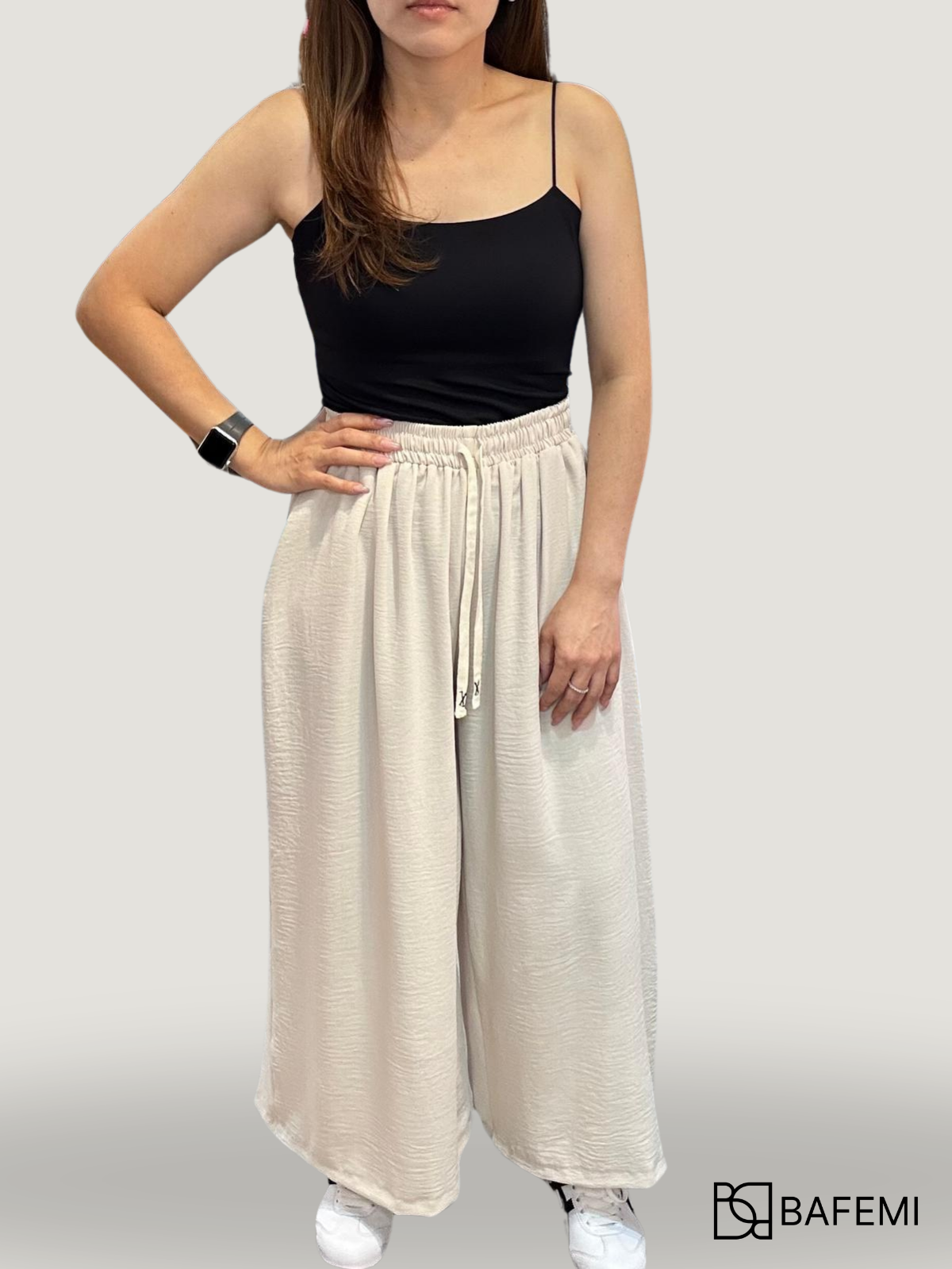 Soft Drape Wide-Leg Lounge Pants