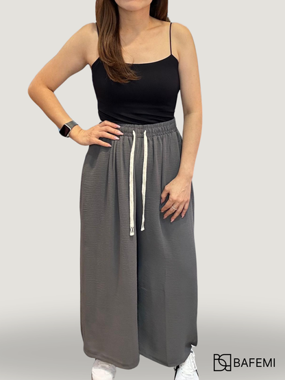 Soft Drape Wide-Leg Lounge Pants