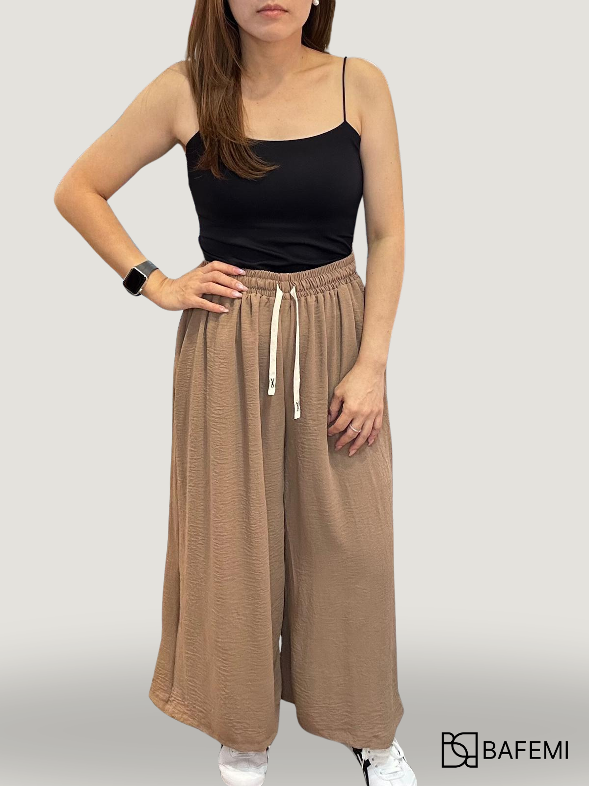 Soft Drape Wide-Leg Lounge Pants